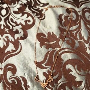 Bronze heart necklace